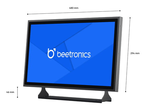 19 inch touchscreen metal