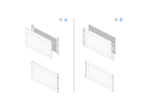 19 Inch Monitor Metal (5:4)