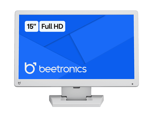 15 inch monitor (white)