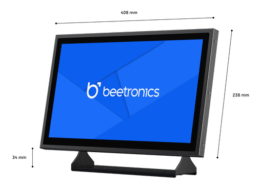 15 inch touchscreen metal